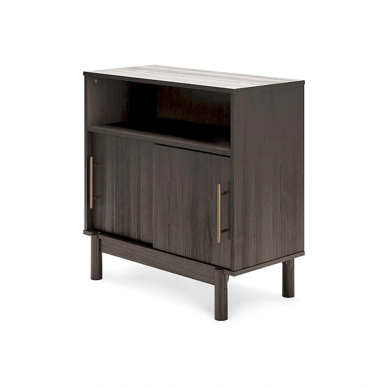 Meuble d'appoint 2 portes, dissimule un espace de rangement