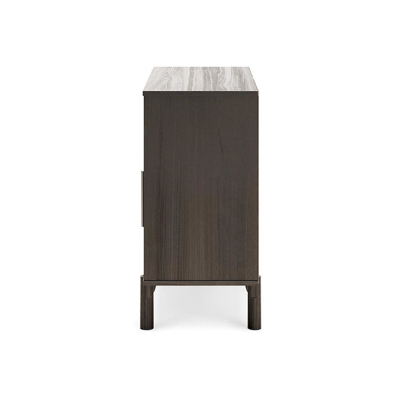 Meuble d'appoint 2 portes, dissimule un espace de rangement