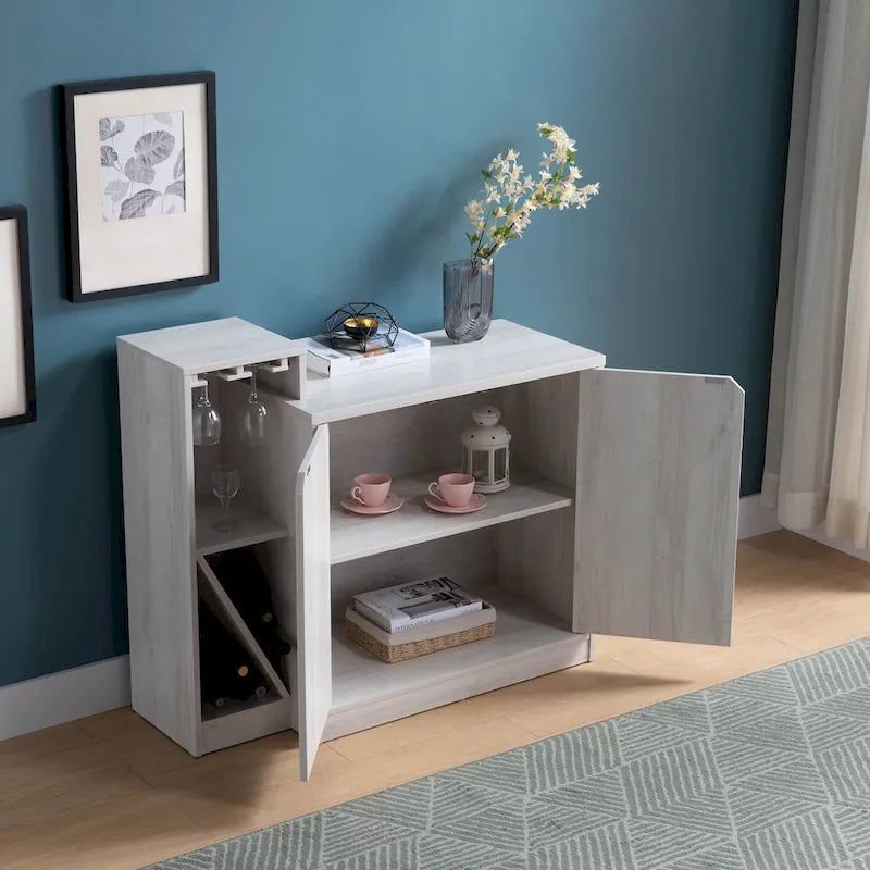 Meuble bar, étagère à vin, meuble de rangement de cuisine