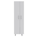Armoire de garde-manger pour chambre à coucher, blanche