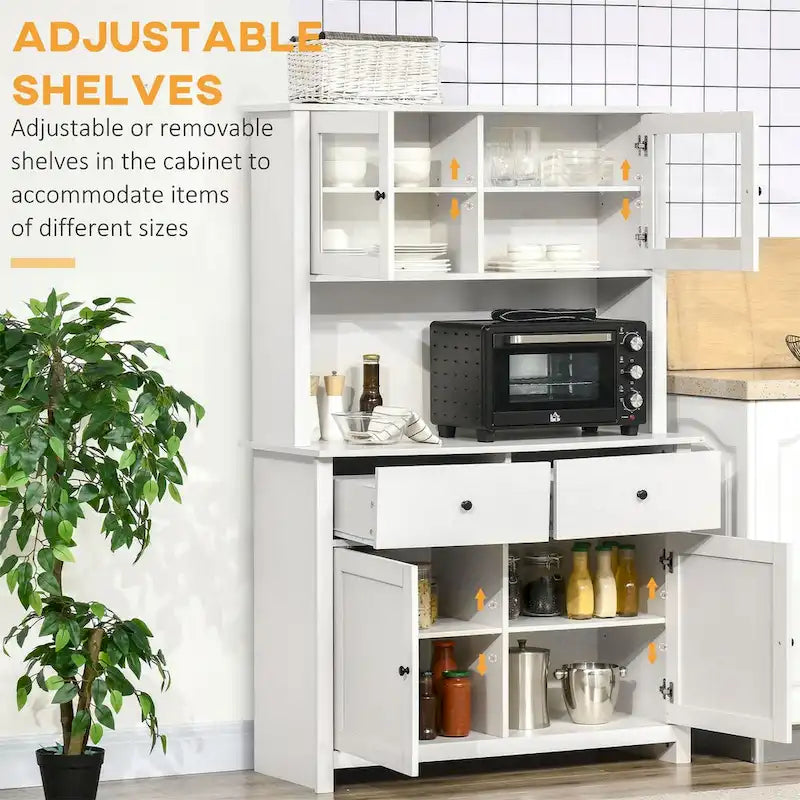 63,5 Buffet de cuisine avec vaisselier